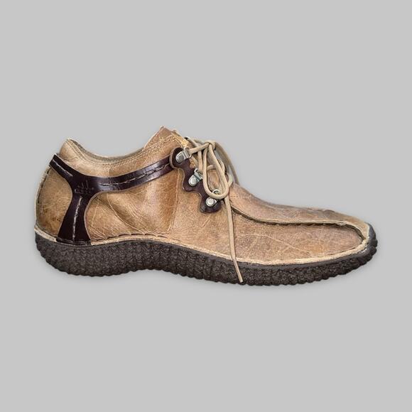 Vintage Adidas Brown Leather Anzo Low Casual Shoes - Men’s Size 12 main image 5